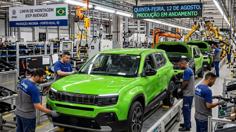 Jeep Avenger Inicia Produção no Brasil com Vendas Marcadas para Agosto