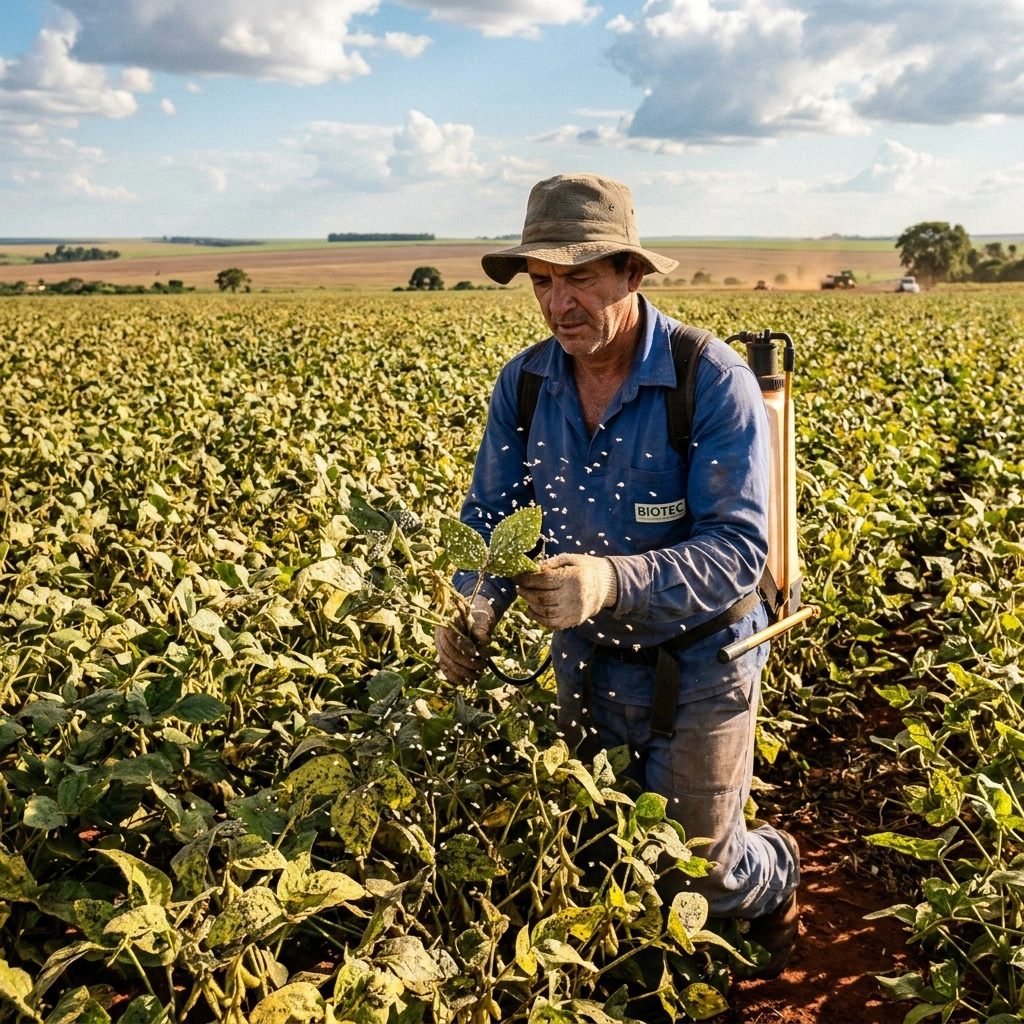 Surto de Mosca-branca Mobiliza Produtores e Ameaça Safras Agrícolas no Brasil