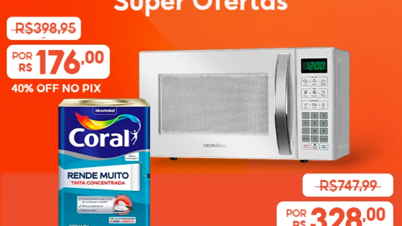 Ofertas da TV com Até 40% OFF no PIX só na Shopee