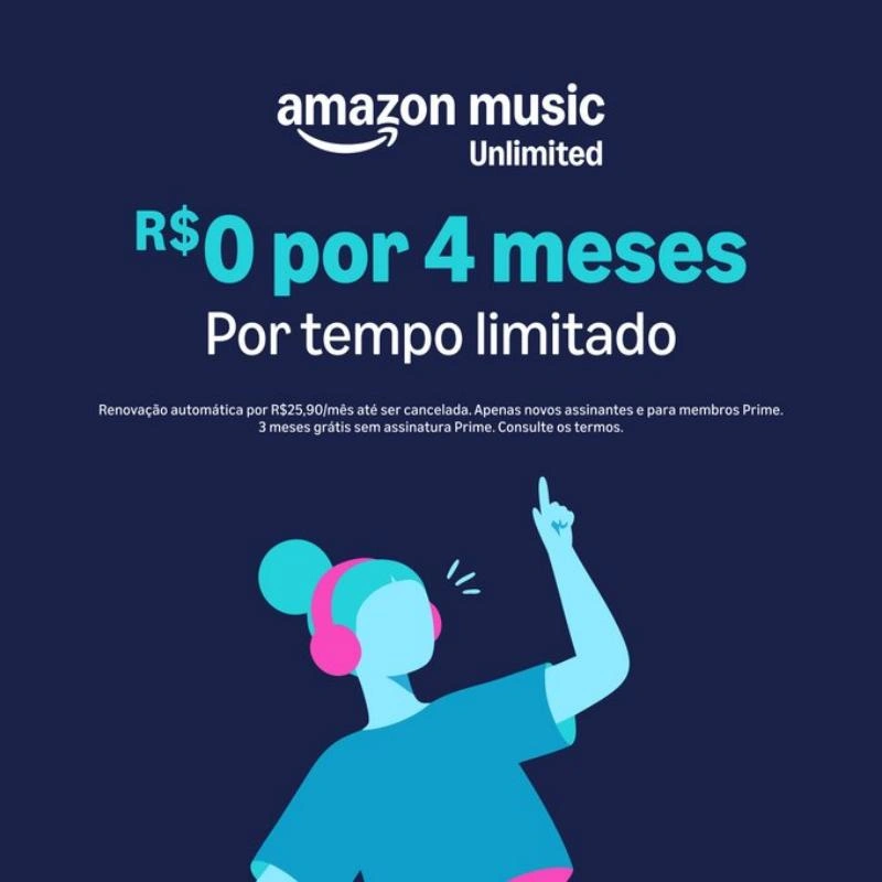 3 Meses de Amazon Music Unlimited Grátis: Como Aproveitar essa Oferta!