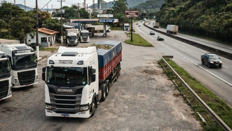 Motorista Descobre Corpo Debaixo de Caminhão em Cubatão-SP