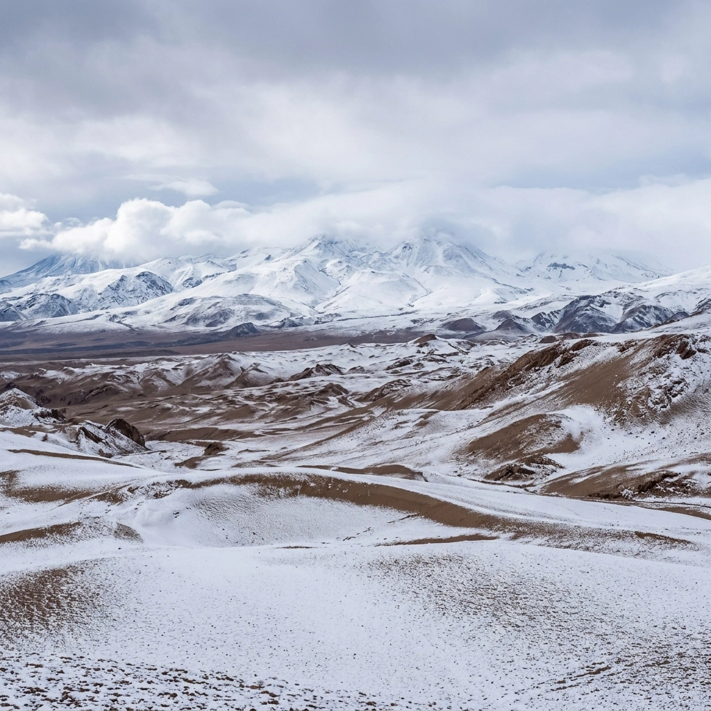 Tempestade Rara de Neve Atinge o Deserto do Atacama