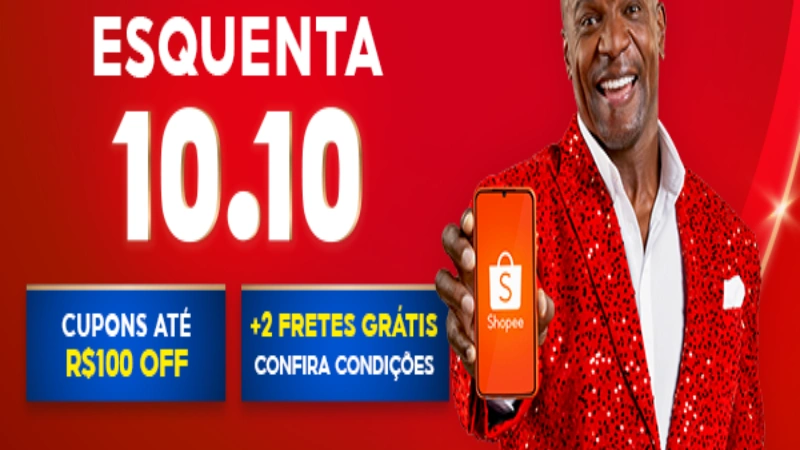 Esquenta Liquidação 10.10 – Shopee – Super Cupons e Descontos!