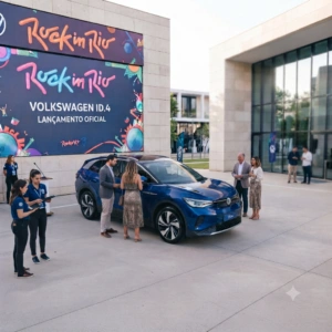 Volkswagen Revela o Novo SUV Elétrico ID.4 Pro Durante o Rock in Rio