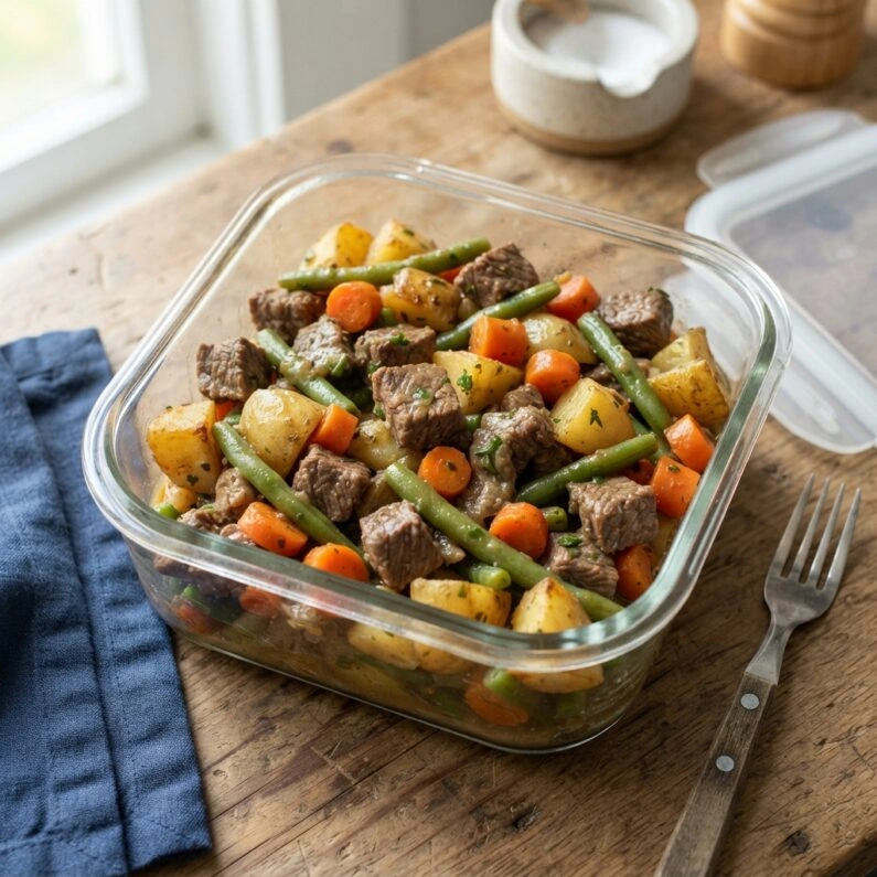Segredos da Marmita Perfeita com Carne, Batata e Legumes