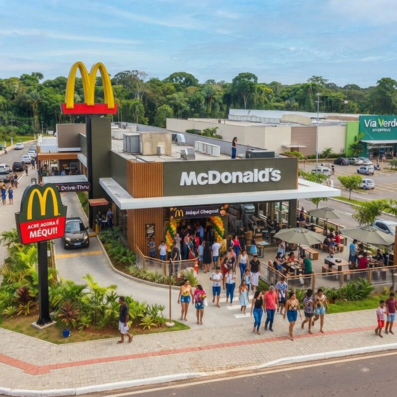 Chegada Histórica do McDonald’s ao Acre Movimenta o Mercado de Fast-Food Nacional