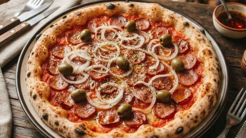 A Verdadeira Origem da Pizza de Calabresa Sem Queijo em São Paulo