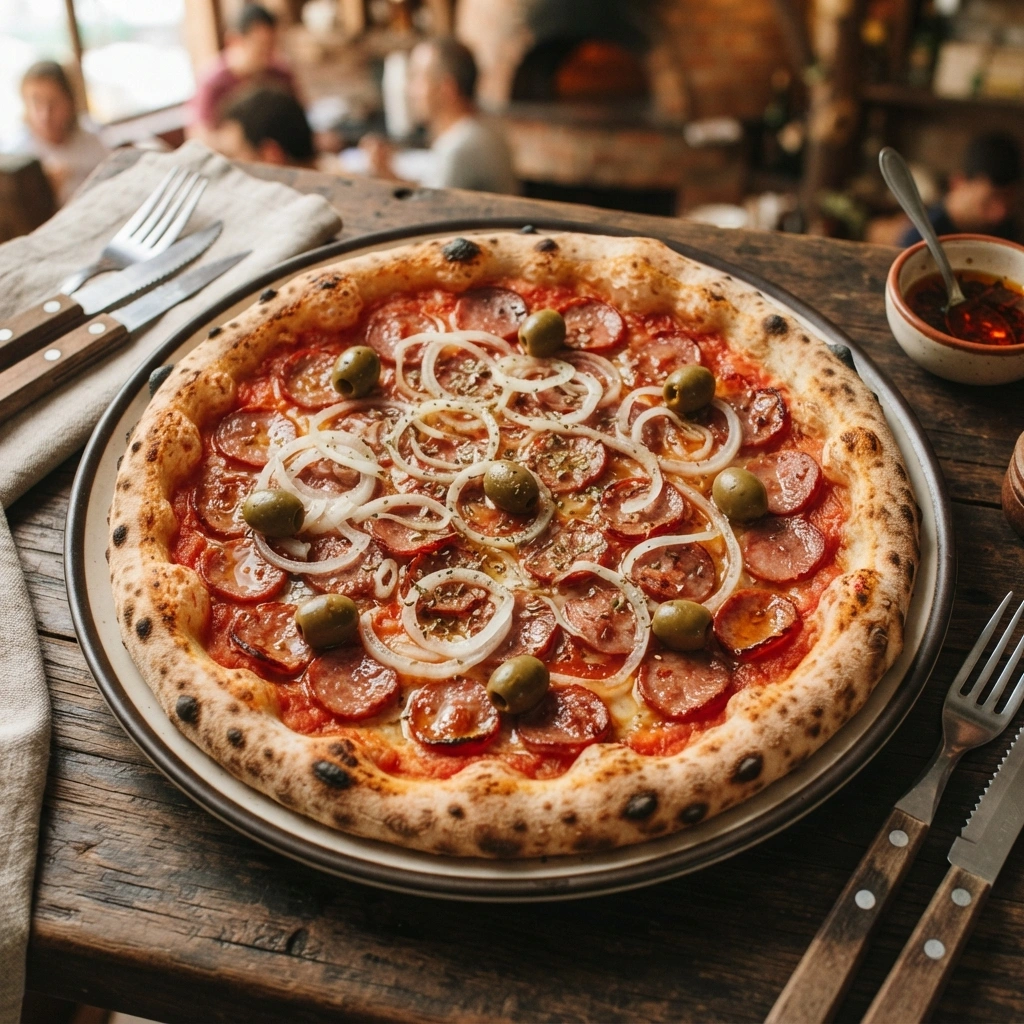 A Verdadeira Origem da Pizza de Calabresa Sem Queijo em São Paulo