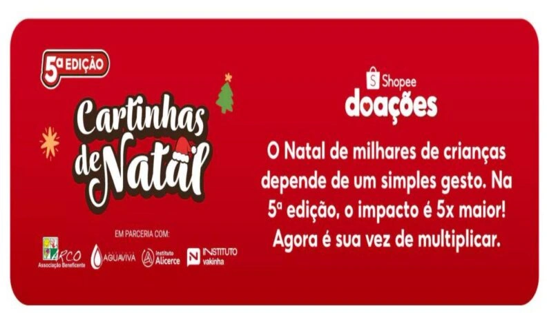 Cartinhas de Natal Shopee: Apadrinhe uma Criança e Transforme o Natal Dela 6 Cartinhas de Natal Shopee: Apadrinhe uma Criança e Transforme o Natal Dela