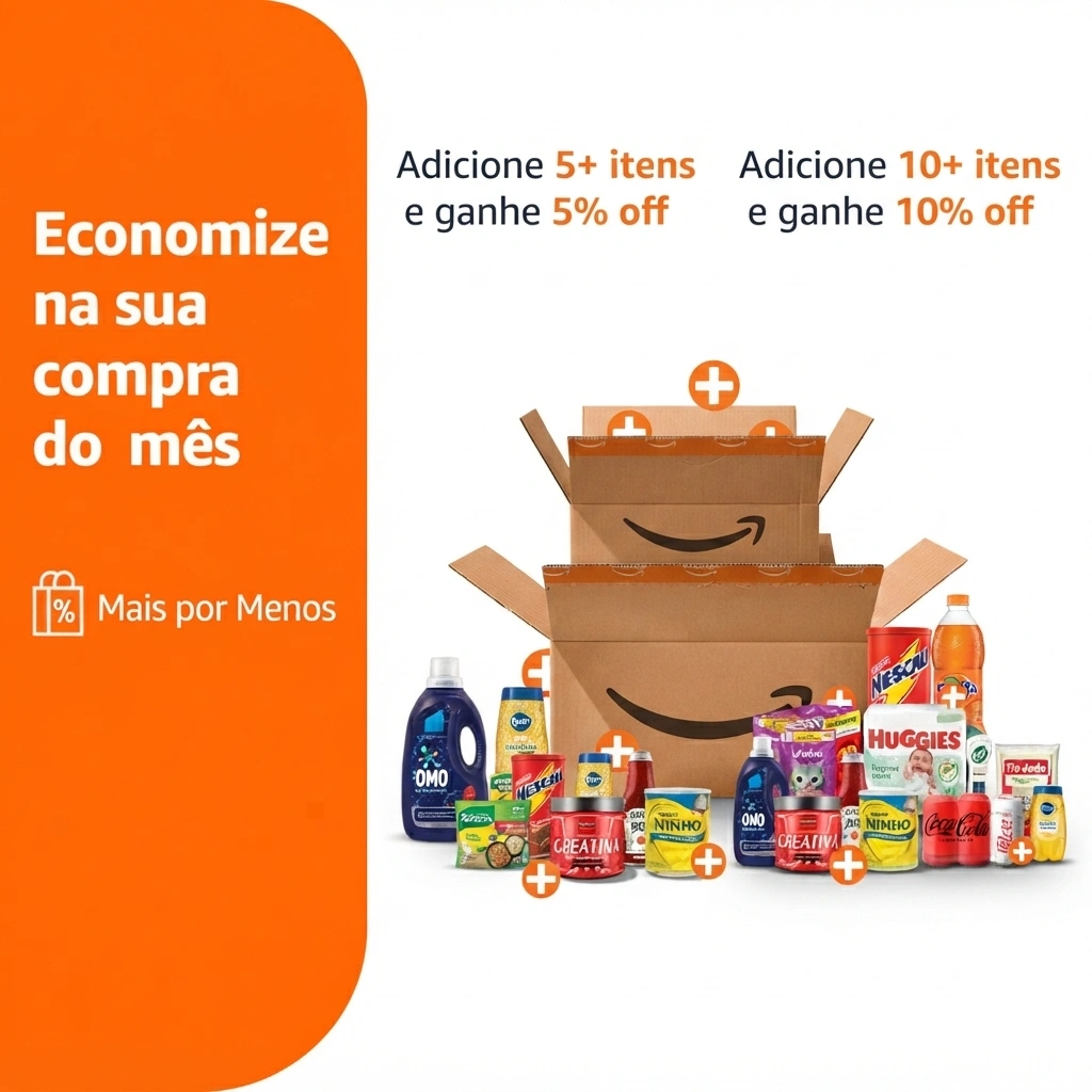 Economize nas Suas Compras do Mês com a Amazon!