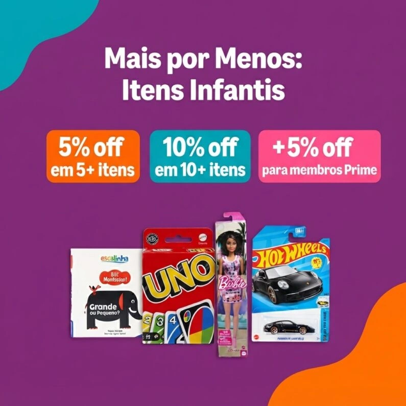 Dia das Crianças é na Amazon: Até 40% off!