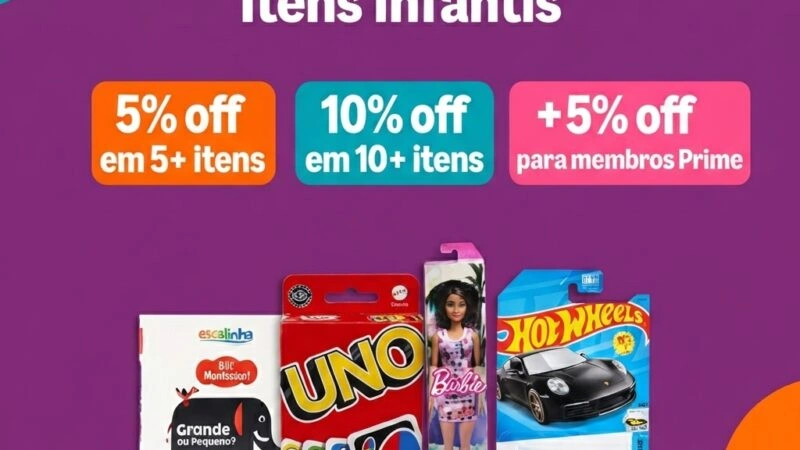 Dia das Crianças é na Amazon: Até 40% off!