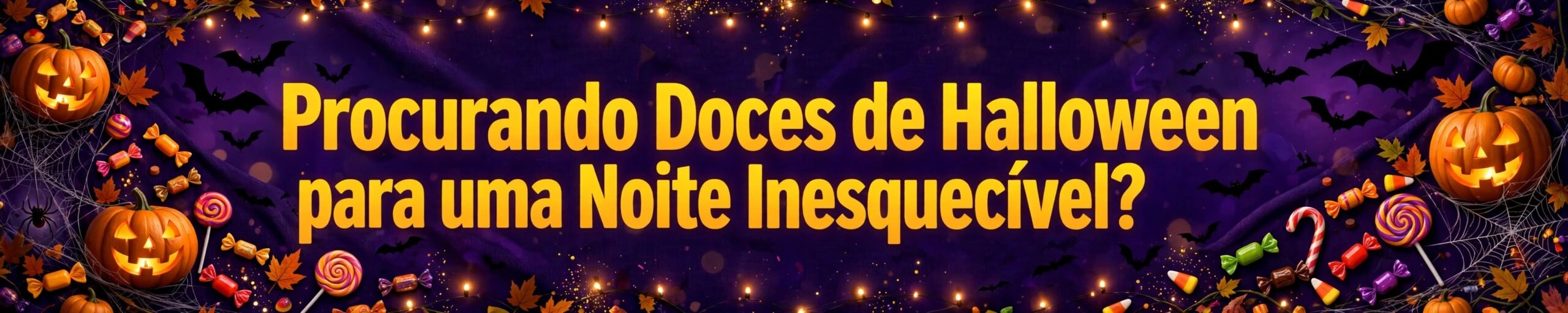 Procurando Doces de Haloween para uma Noite Insquecível?