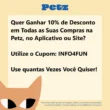 Quer Desconto de 10% em Produtos para Seu Pet na Petz?